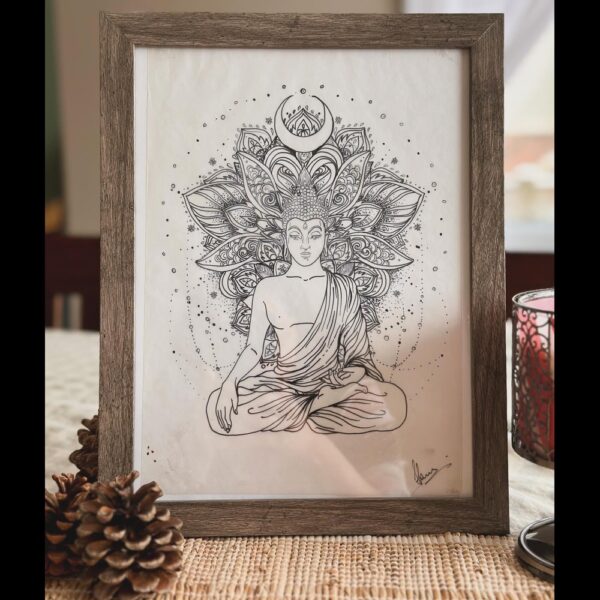 Harmony Lines : Buddha’s Meditative Pose
